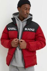 Karl Kani rövid kabát férfi, piros, téli - piros L