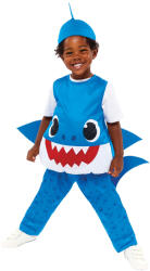 Amscan Costum pentru copii - Baby Shark albastru Mărimea - Cei mici: 12 - 24 luni Costum bal mascat copii