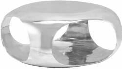 vidaXL Măsuță de cafea, argintiu, 70x70x32 cm, aluminiu turnat (246514) - izocor