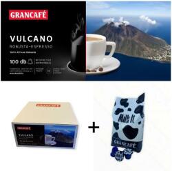 GRANCAFÉ VULCANO robusta-espresso 100% African Robusta MEGAPACK csomag - Nespresso® kompatibilis kávékapszula 250 db + Milk It tejkapszula 250 db