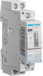HAGER ERD225SDC Csendes mágneskapcsoló, 2Z, 25A, 24V DC, I-0-II, moduláris (ERD225SDC)