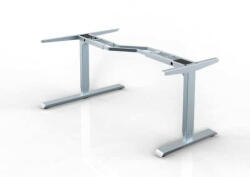 BeActive L-Shape Elektromos Állítható Asztalkeret-1600mm - 1800mm-Szürke (FAL-518-738)