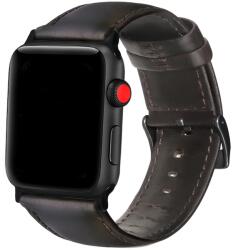Apple Watch 42/44/45 mm Cortex bőr szíj - sötét barna (IWBF404)