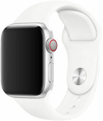 Apple Watch 42/44/45 mm szilikon szíj - fehér (IWSZ402)