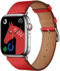 Hoco Original bőrszíj Apple Watch-hoz 38/40/41mm WA17 - Piros (WA1738-09)
