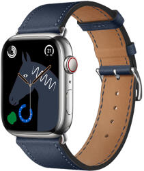 Hoco Original bőrszíj Apple Watch-hoz 38/40/41mm WA17 - Sötét tengerészkék (WA1738-203)