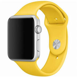 Apple Watch 38/40/41 mm szilikon szíj - sárga (IWSZ320)