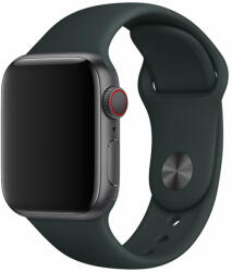 Apple Watch 42/44/45 mm szilikon szíj - sötét szürke (IWSZ424)