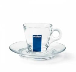LAVAZZA Set cesti + farfurii de cafea sticla Lavazza Espresso, 12 buc