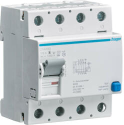 HAGER CPA490 Fi-relé, 4P, 125A, 300mA, S (CPA490)