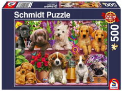 Schmidt Spiele Dogs on a Shelf 500 db-os (58973)