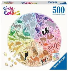 Ravensburger Állatok kör puzzle 500 db-os (17172)