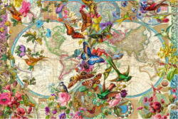 Ravensburger Világtérkép és pillangók 3000 db-os (17117)