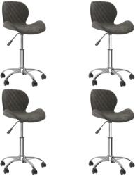 vidaXL 4 buc gri închis 3088307