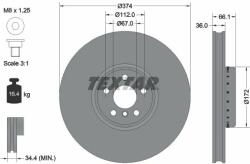 TEXTAR Disc frana TEXTAR PRO+ 92290225 (92290225)