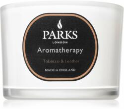 Parks London Aromatherapy Tobacco & Leather lumânare parfumată 80 g