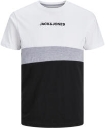 JACK & JONES Férfi póló JJEREID Standard Fit 12233961 White M
