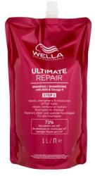 Wella Ultimate Repair Shampoo 1000 ml sampon sérült hajra a kíméletes hajmosásért Refill nőknek