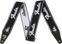 Fender WeighLess Strap Black/White