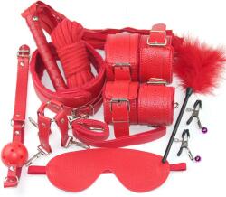 Guilty Toys Set BDSM 10 Piese, Rosu, Guilty Toys