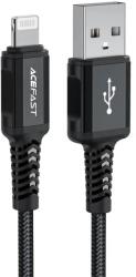 ACEFAST Cablu MFI USB - Lightning 1, 8m, 2, 4A negru (C4-02 A Negru) (6974316281313)