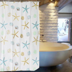 Everpro Perdea dus STARFISHES 180X200 cm Perdea de dus