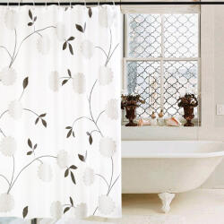 Everpro Perdea dus FLOWERS 180X200 cm Perdea de dus