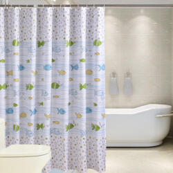 Everpro Perdea dus FISHES 180X200 cm Perdea de dus