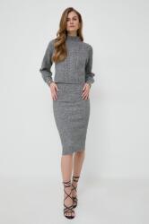 Morgan rochie și pulover din amestec de lână culoarea gri, mini, mulata 9BYX-SUD1IW_90X