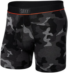 Saxx Ultra Super Soft Boxer BF boxeralsó XL / fekete/szürke