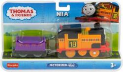 Mattel Thomas si Prietenii Locomotiva motorizata NIA cu un vagon HDY63 Trenulet