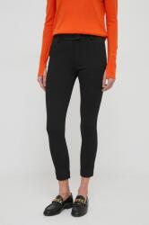 XT Studio pantaloni femei, culoarea negru, mulata, high waist MBYX-SPD016_99X