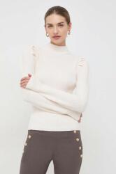 Morgan pulover femei, culoarea bej, călduros, cu turtleneck 9BYX-SWD1DT_01X