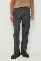 Benetton pantaloni barbati, culoarea gri, drept 9BYX-SPM0F2_41