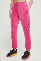 Guess pantaloni de trening culoarea roz, cu imprimeu 9BYX-SPD0RF_42X