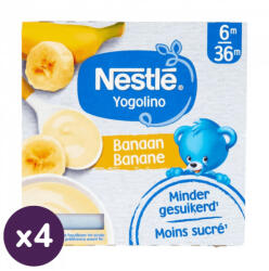 Nestlé Yogolino tejalapú banános bébidesszert 6 hó+ (4x400 g)