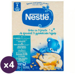 Nestlé Jó éjszakát 5 gyümölcsös tejpép 8 hó+ (4x250 g)