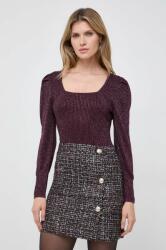Morgan pulover femei, culoarea violet, light 9BYX-SWD19G_45X