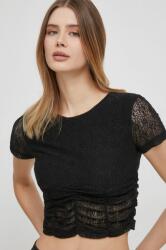 XT Studio bluza femei, culoarea negru, neted MBYX-BDD00L_99X