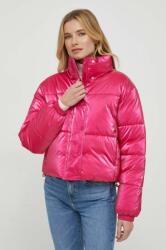 United Colors of Benetton geaca femei, culoarea roz, de iarna, oversize 9BYX-KUD0ZF_30X