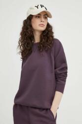 G-Star RAW bluza femei, culoarea violet, neted PPYY-BLD13T_44X