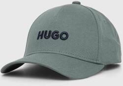 Hugo șapcă de baseball din bumbac culoarea verde, cu imprimeu 50496033 9BYX-CAM02E_78X
