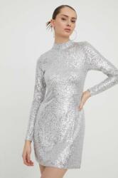 Abercrombie & Fitch rochie culoarea argintiu, mini, mulata 9BYX-SUD1RB_SLV