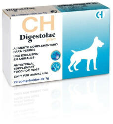 Chemical Iberica Digestolac Plus - Supliment digestiv pentru caini - 20cpr