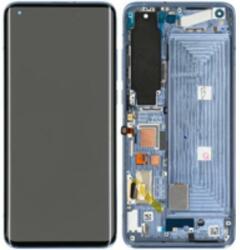  56000500J200 Gyári Xiaomi Mi 10 szürke LCD kijelző érintővel kerettel előlap (C Version) (56000500J200)