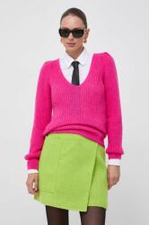 Morgan pulover din amestec de lana femei, culoarea roz 9BYX-SWD1A6_30X
