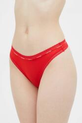 Calvin Klein Underwear tanga culoarea roșu 000QD3763E 9BYK-BID03W_33X