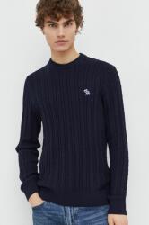 Abercrombie & Fitch pulover din amestec de lana barbati, culoarea albastru marin, light 9BYX-BLM1I0_59X