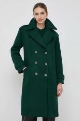 Morgan palton din lana culoarea verde, de tranzitie, oversize 9BYX-KPD0D3_77X