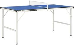  Masă de ping pong cu fileu, albastru, 152 x 76 x 66 cm (91946)